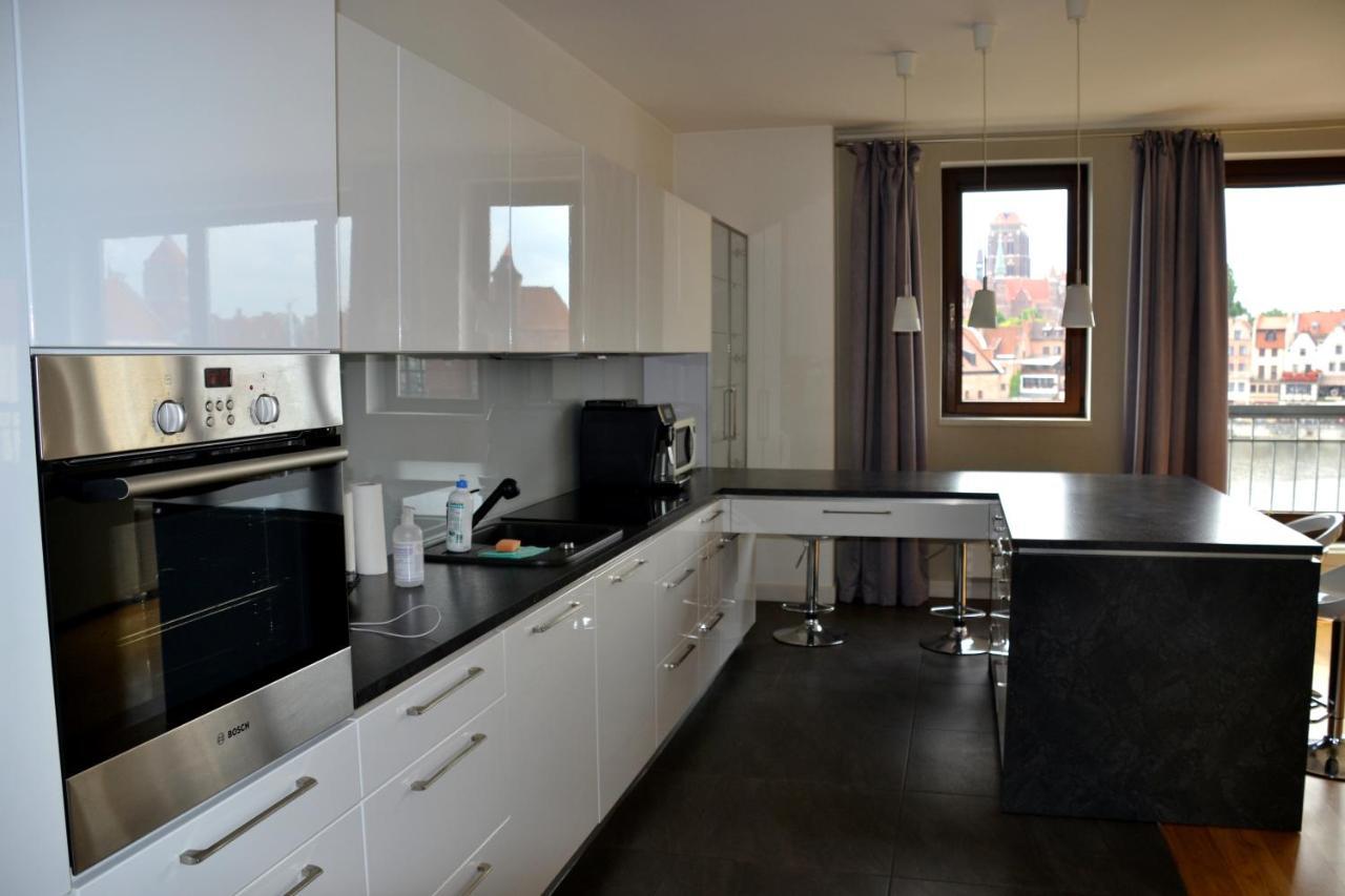 Apartamenty Centrum Nad Motlawa Z Widokiem Na Patio Z Balkonem Гданск Екстериор снимка