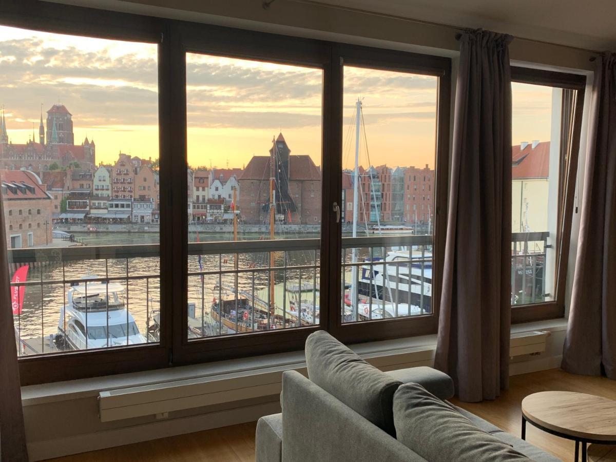 Apartamenty Centrum Nad Motlawa Z Widokiem Na Patio Z Balkonem Гданск Екстериор снимка